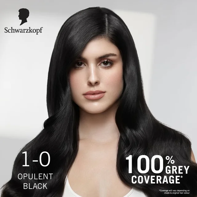 Schwarzkopf Colour Specialist 1.0 Opulent Black Hair Color 100ml | Permanent Hair Color | 100% Gray Coverage