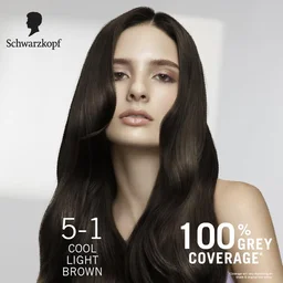 Schwarzkopf Colour Specialist 5.1 Cool Light Brown Hair Color 100ml | Permanent Hair Color | 100% Gray Coverage