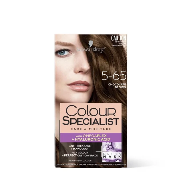 Schwarzkopf Colour Specialist 5.65 Chocolate Brown Hair Color 100ml | Permanent Hair Color | 100% Gray Coverage