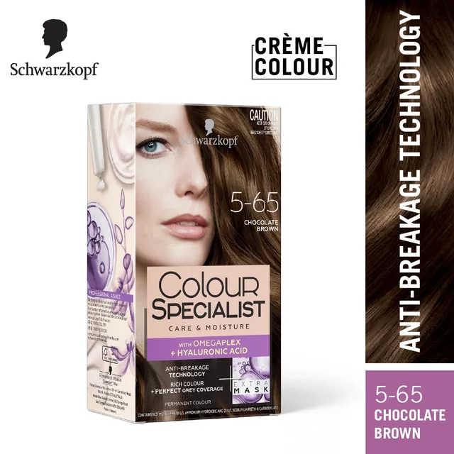 Schwarzkopf Colour Specialist 5.65 Chocolate Brown Hair Color 100ml | Permanent Hair Color | 100% Gray Coverage
