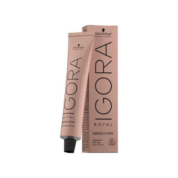 Schwarzkopf Igora Royal Absolutes Hair Color 4-60 Medium Brown Chocolate Natural 60ml | Permanent Hair Color | 100% Gray Coverage