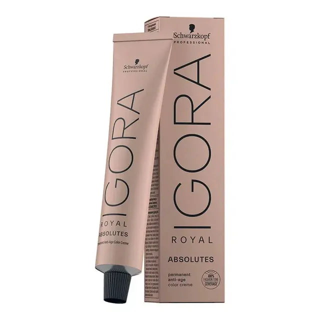 Schwarzkopf Igora Royal Absolutes Hair Color 5-60 Light Brown Chocolate Natural 60ml | Permanent Hair Color | 100% Gray Coverage