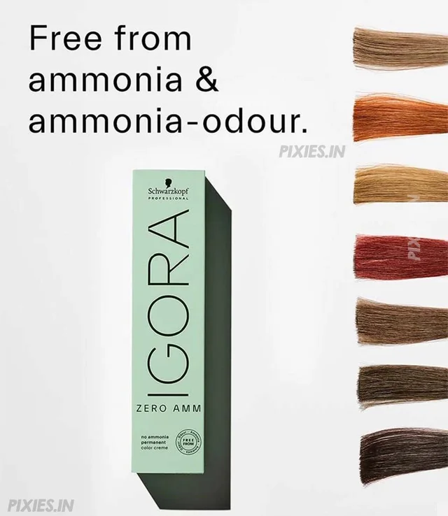 Schwarzkopf Professional Igora Zero Amm 6-0 Dark Blonde Natural Hair Color 60gm | Ammonia-Free | 100% Gray Coverage