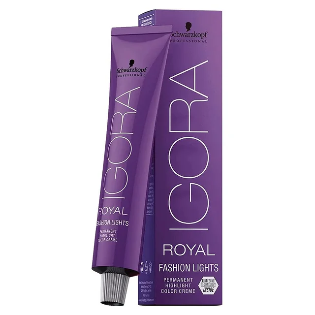 Schwarzkopf Professional Igora Royal Fashion Lights L-88 Red Extra Hair Color 60gm | Permanent Highlight Color | Vibrant Red Tones