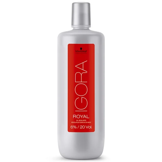 Schwarzkopf Professional Igora Royal Developer 6% 20 Vol 1000ml | Hair Color Developer | Even Color Results (Note:By Including Additional Weight charge of Product is 99/-)
