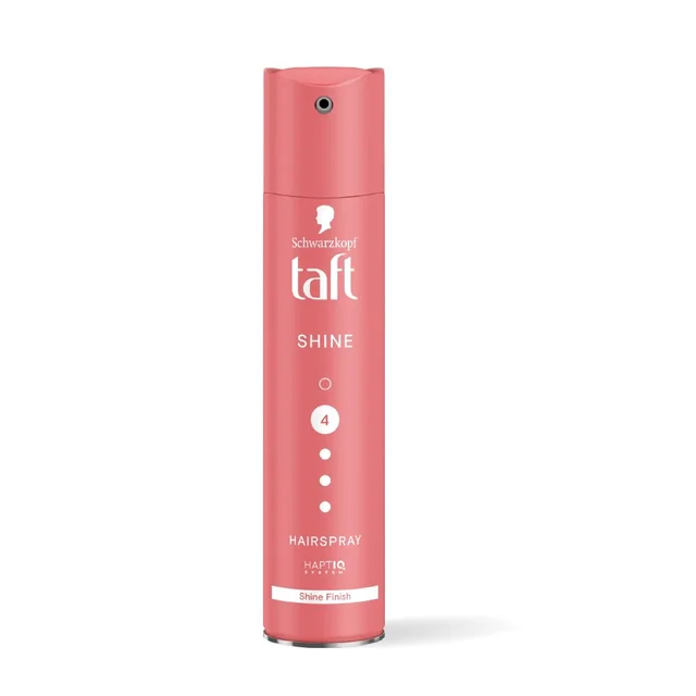 Schwarzkopf Taft Shine Hair Spray 250ml | Strong Hold 4 | Shiny & Frizz-Free Hair