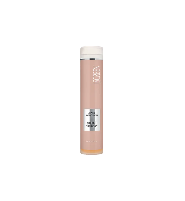 Screen SCREEN Advanced Boosting Complex Smooth Shampoo 250ml | Controls Frizz & Nourishes Hair | Infused with Silk Protein, Aloe Vera & Pro-Vitamin B5