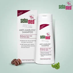 Sebamed Anti-Hairloss Shampoo 200ml| pH 5.5 | Clinically Proven Formula with NHE & Caffeine | Reduces Hair Fall & Strengthens Hair | Dermatologically Tested