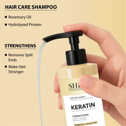 Shills Professional Shills Kerat Professional Shampoo 500ml for Smooth, Frizz-Free Hair | Keratin Infused Formula for Damage Repair, Shine & Strength | Suitable for Dry & Chemically Treated Hair
