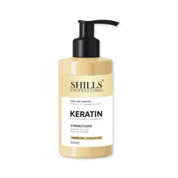 Shills Professional Shills Kerat Professional Shampoo 500ml for Smooth, Frizz-Free Hair | Keratin Infused Formula for Damage Repair, Shine & Strength | Suitable for Dry & Chemically Treated Hair