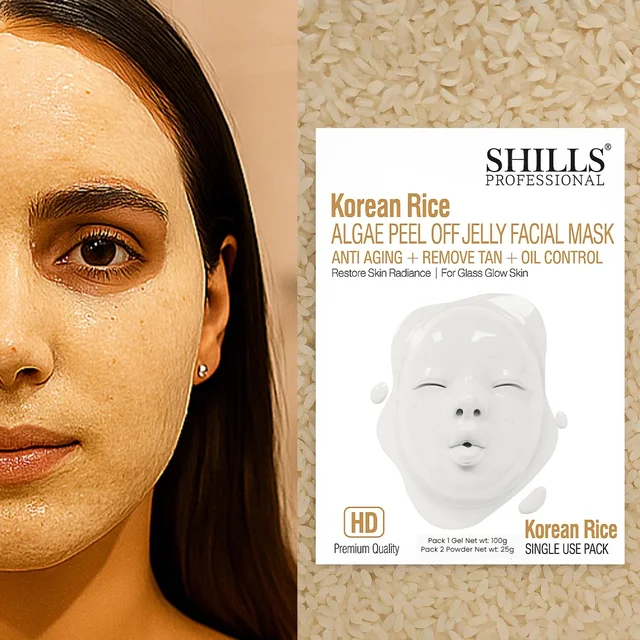 Shills Professional SHILLS Professional Algae Peel Off Jelly Facial Mask 100g 6 Variants Koream Rice | Deep Cleansing, Hydration & Skin Brightening | Spa Treatment for All Skin Types