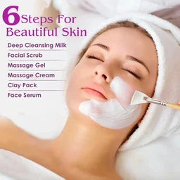 Shills Professional SHILLS PROFESSIONAL Facial Kit | Complete Skincare Solution for Cleansing, Exfoliating, Brightening & Hydrating | Korea Glass Facial Kit for Instant Spa Glow at Home