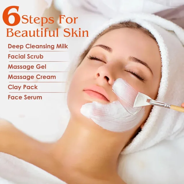 Shills Professional SHILLS PROFESSIONAL Vitamin C Facial Kit | Complete Facial Care for Cleansing & Skin Brightening | Vitamin C Glow Facial for All Skin Types | Instant Radiance & Hydration at Home