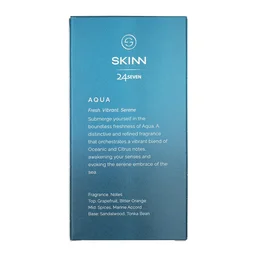 Skinn Titan Skinn 24Seven Aqua Eau De Parfum for Men 100ml | Refreshing & Long-Lasting Scent | Aquatic & Citrus Notes | Perfect for Daily Wear | Premium Fragrance for Men