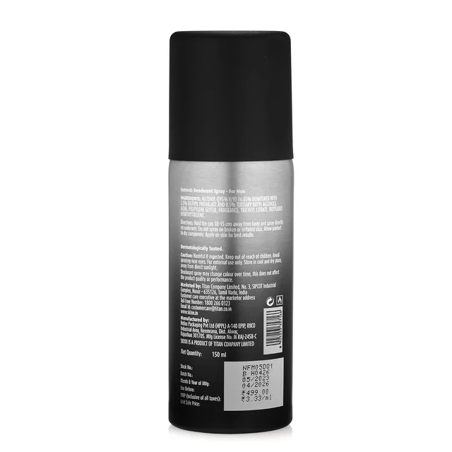 Skinn by Titan Deo Escapade - Forest Rouge, Country Road & Mediterranean 3 set Premium Deodorant for man 150ml each | Long-Lasting Fragrance | Gentle for skin | Masculine Fragrance