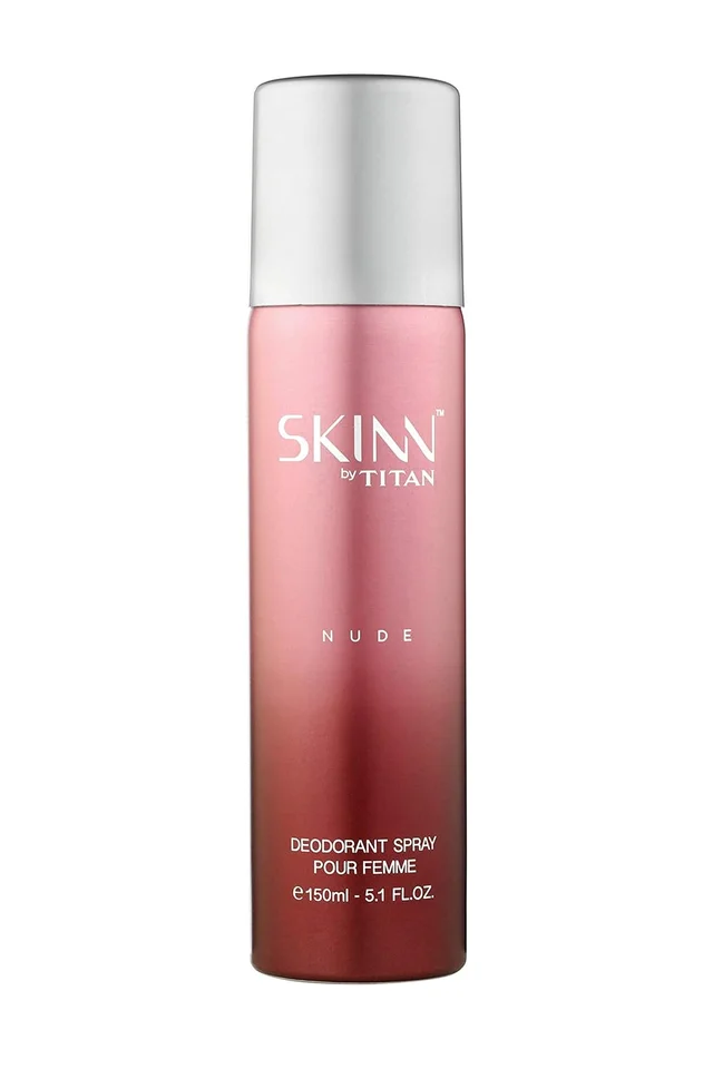 Skinn by Titan Nude Deodorant Spray for Women 150ml | Luxurious Rose Scent | Floral & Musky Fragrance | Long-Lasting & Freshness for Everyday Wear
