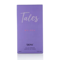 Skinn by Titan Skinn By Titan Tales Malaga Eau De Parfum for Women - 100ml | Sweet & Fruity Fragrance with Orange | Raspberry | Caramel | Patchouli | White Floral | Musk & Vanilla Notes| Long-lasting