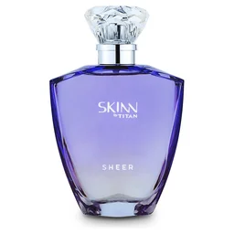 Skinn by Titan Skinn Titan Sheer Eau de Parfum for Women 100ml, Light & Refreshing Floral Fragrance |Citrusy Notes | Long-Lasting Perfume for Daily Wear & Special Occasions