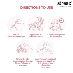 Streax Color Tube Argan Secrates 7.44 Intense Copper Blonde, 60g | Ammonia-Free & Long-Lasting | Enriched with Argan & Walnut Oil for Vibrant Hair Color | Soft & Smooth Hair | Full Grey Coverage.