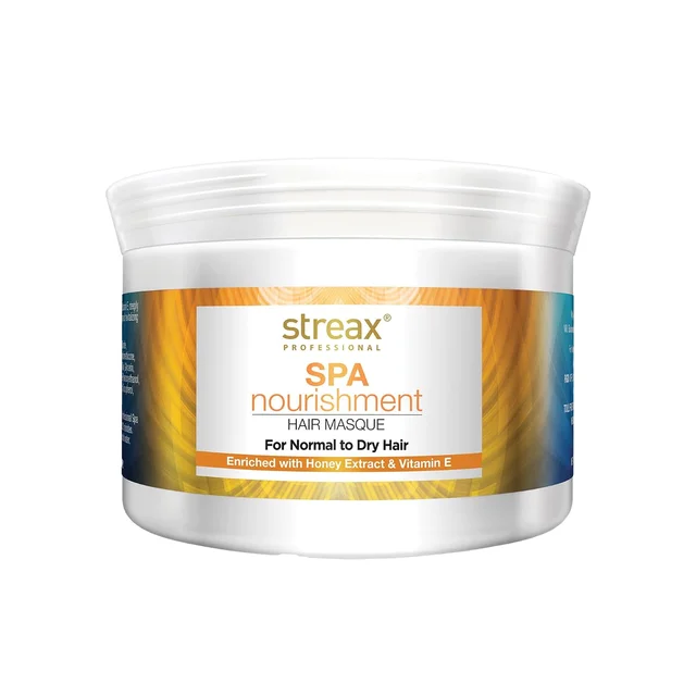 Streax Professional Spa Nourishment Hair Masque 500g with Honey & Vitamin E | For Normal to Dry Hair
