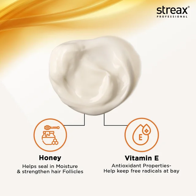 Streax Professional Spa Nourishment Hair Masque 500g with Honey & Vitamin E | For Normal to Dry Hair