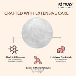 Streax Professional Vitariche Care Repair Max Shampoo 300ml | Enriched with Biotin & Antioxidants | Repairs Dry & Damaged Hair | Reduces Breakage & Restores Strength