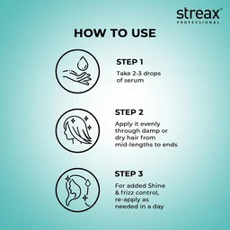 Streax Professional Vitariche Gloss Hair Serum, 200 ml