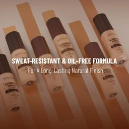 Swiss Beauty Airbrush Finish Full Coverage Foundation Shell White, 30ml | Lightweight & Hydrating, Water-Resistant Formula | Hyaluronic Acid for a Flawless Matte Look