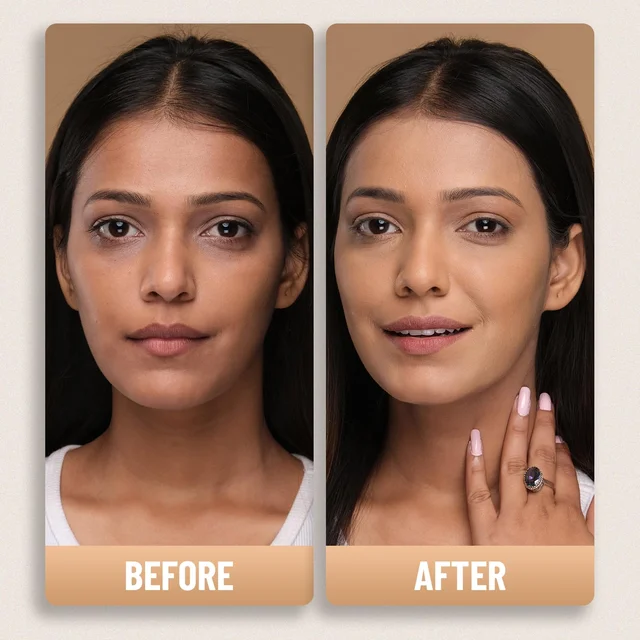 Swiss Beauty Airbrush Finish Full Coverage Foundation Shell White, 30ml | Lightweight & Hydrating, Water-Resistant Formula | Hyaluronic Acid for a Flawless Matte Look