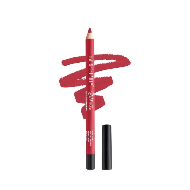 Swiss Beauty Bold Matte Lip Liner 1.6g | Fruit Punch 04 | Moisturises Lips