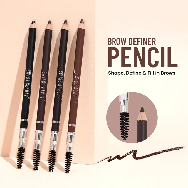 Swiss Beauty Brow Definer Pencil | Deep Brown 03