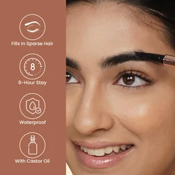 Swiss Beauty BROWmance Pen Light Brown 1ml | 4D Microblading Effect | Fills Sparse Brows | Waterproof & Smudge-Proof | 8-Hour Stay | Natural Hair-Like Strokes | Brow Definer Pen