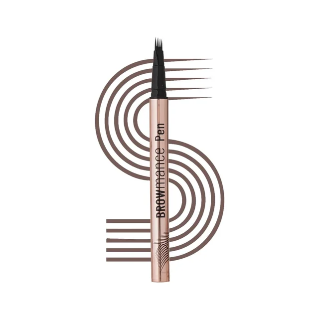 Swiss Beauty BROWmance Pen Shade 02 Medium Brown 1ml | 4D Microblading Effect | Fills Sparse Brows | Waterproof & Smudge-Proof | 8-Hour Stay | Natural Hair-Like Brow Strokes