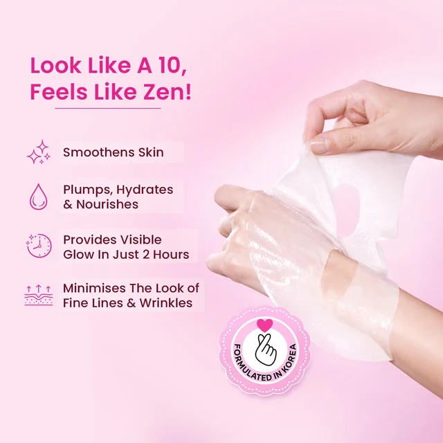 Swiss Beauty Care Youth-Full Collagen Boost Mask 34g | Glass Skin in 2 Hours | With Collagen & 17 Amino Acids | Plumping Hydration | Smooth, Fresh & Radiant Skin