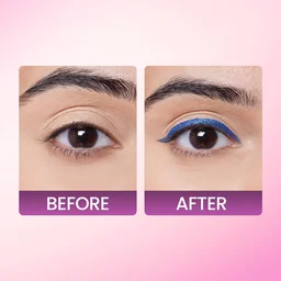 Swiss Beauty Magic Blue Pencil Eye Sparkle Sketch Eyeliner | Quick-Drying & Waterproof | Long-Lasting & Smudge-Proof | Intense Color & Precise Application
