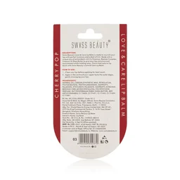 Swiss Beauty Fresh-Mint Love & Care Lip Balm SPF 15 | Hydrating & Nourishing | Protects, Softens & Adds a Natural Tint | Enriched with Shea Butter & Vitamin E
