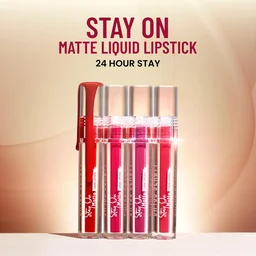 Swiss Beauty Brown Syrup Stay On Matte Ultra Pigmented Liquid Lipstick Enriched with Vitamin E & Shea Butter | 24 Hour Stay | Matte Finish