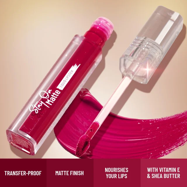 Swiss Beauty Brown Syrup Stay On Matte Ultra Pigmented Liquid Lipstick Enriched with Vitamin E & Shea Butter | 24 Hour Stay | Matte Finish