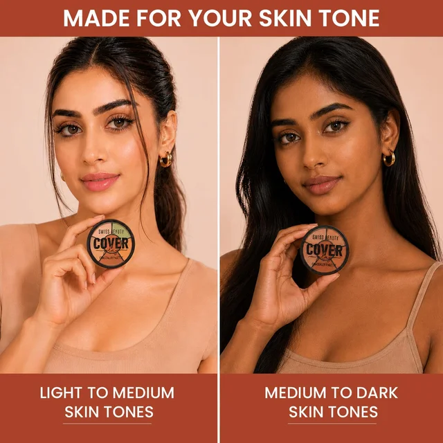 Swiss Beauty Cover Play Concealer Palette | Hides Imperfections | Waterproof & Long-Lasting | Blendable Multi-Shade Face Concealer | Makeup Coverage Palette