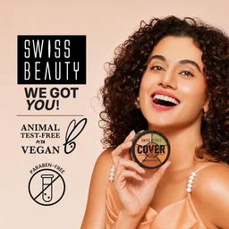 Swiss Beauty Cover Play Concealer Palette | Hides Imperfections | Waterproof & Long-Lasting | Blendable Multi-Shade Face Concealer | Makeup Coverage Palette