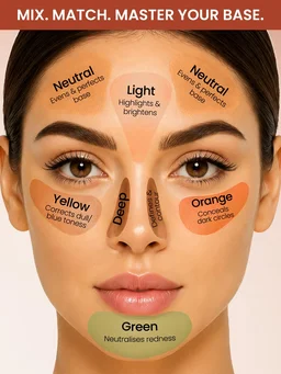 Swiss Beauty Cover Play Concealer Palette Light to Medium | Multi-Shade Face Concealer | Hides Imperfections | Waterproof & Long-Lasting | Blendable Makeup Palette