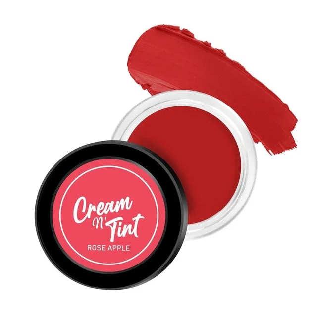 Swiss Beauty Cream N Tint  For Lip, Cheek and Eyeshadow  8g | Hydrating Cream | Long lasting | easily blendable | Natural Flushing Glow | Rose Apple | Shade - 05