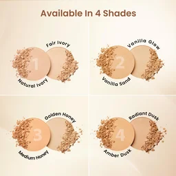 Swiss Beauty Double Duty Compact Powder 18g, Shade 02 Vanilla Sand / Vanilla Glow | 2-in-1 Day to Night Compact | Buildable Coverage | With Vitamin E & Hyaluronic Acid