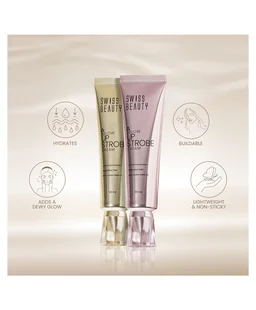 Swiss Beauty Glow Up Strobe Cream 02 Moonlit Glow | Dewy Hydrating Illuminating Cream for Radiant Glow | Lightweight, Blendable Highlighting Base for Instant Luminosity