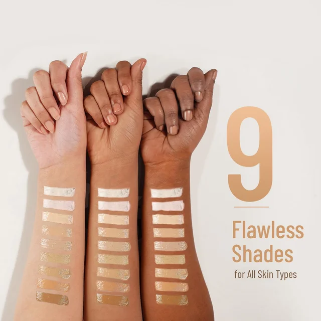 Swiss Beauty High Performance Foundation Sun Beige, 55g with Vitamin C & Niacinamide | Medium to Buildable Coverage | Water-Resistant & Lightweight Formula for Even Skin Tone