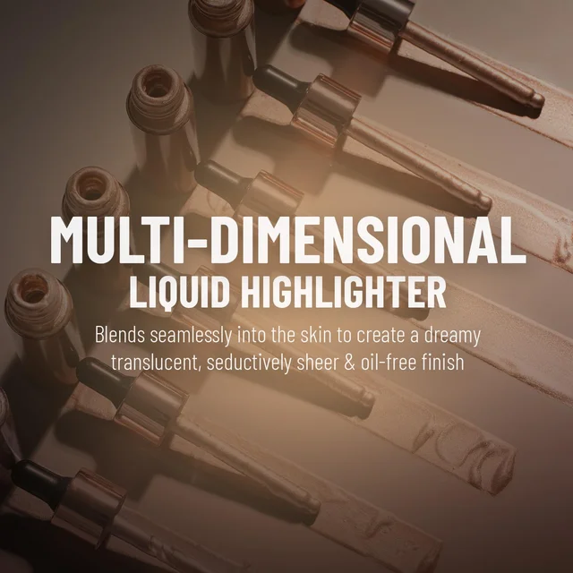 Swiss Beauty Highlighter Drop & Glow Metal Liquid | Lightweight, Blendable & Long-Lasting | Multi-Use Illuminator for a Radiant, Dewy & Luminous Golden Glow