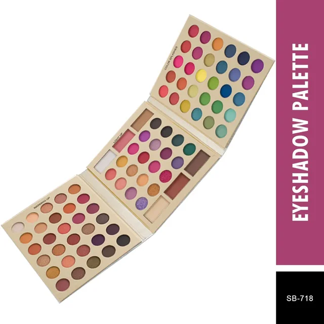 Swiss Beauty Infinite Looks Makeup Kit| Multicolor Eye Makeup Palette | Highly Pigmented & Blendable Matte | Shimmer & Metallic Shades for Stunning Eye Looks