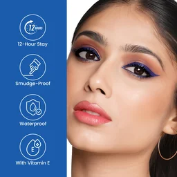 Swiss Beauty Intense Gel Kajal 1.2g 01 Black Shade with Sharpener | 12-Hour Stay | Waterproof & Smudge-Proof | Creamy, Highly Pigmented Multi-Use Eye Pencil