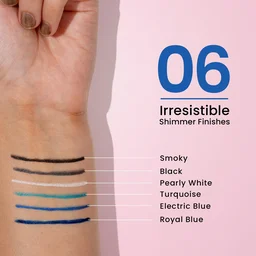 Swiss Beauty Intense Gel Kajal 1.2g 01 Black Shade with Sharpener | 12-Hour Stay | Waterproof & Smudge-Proof | Creamy, Highly Pigmented Multi-Use Eye Pencil