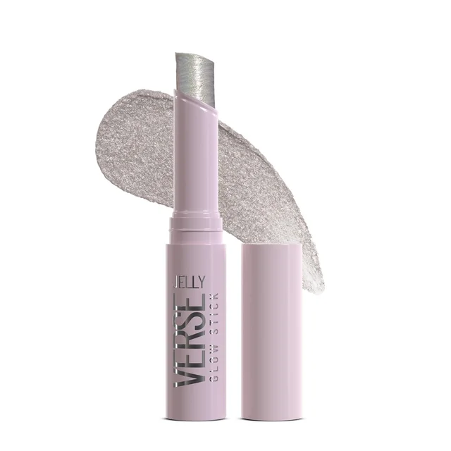 Swiss Beauty Jelly Verse Glow Stick Shade 04 Moon Drip | Crease-Proof Lightweight Jelly Highlighter | Rich Colour Payoff | Sparkling Shine Glow Stick | 6 Stunning Stellar Shades